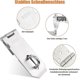 thumbnail image 2 of Heavy Duty 5 Inch Lockable with 9 Large Rust Protection Screws Padlock Latch 304 Stainless Steel - DD0, 2 of 5
