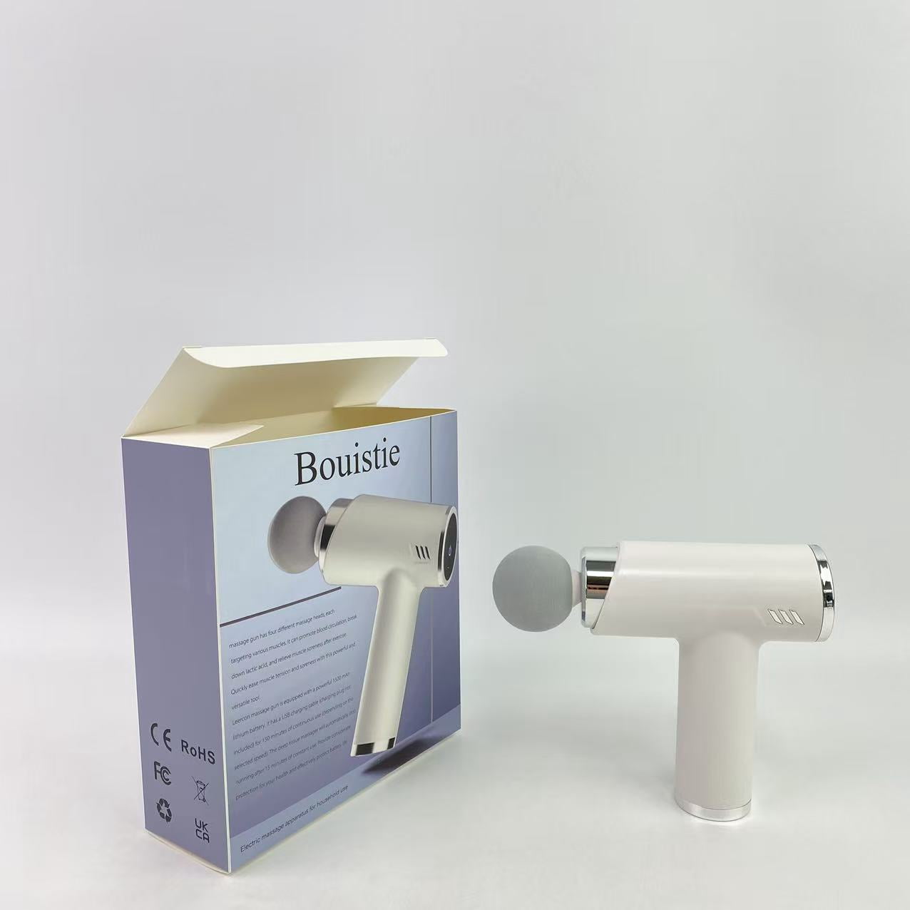 Bouistie Electric massage apparatus for household use,Massage Gun Deep Tissue, Silent Brushless Motor and Portable Massage Gun Muscle Relief and Relaxation, Relax Gift
