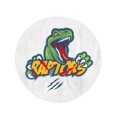 thumbnail image 2 of SIDONKU 60 inch Round Beach Towel Blanket Green Dinosaur Raptors Monster Mascot Red Aggressive Attack Travel Circle Circular Towels Mat Tapestry Beach Throw, 2 of 2