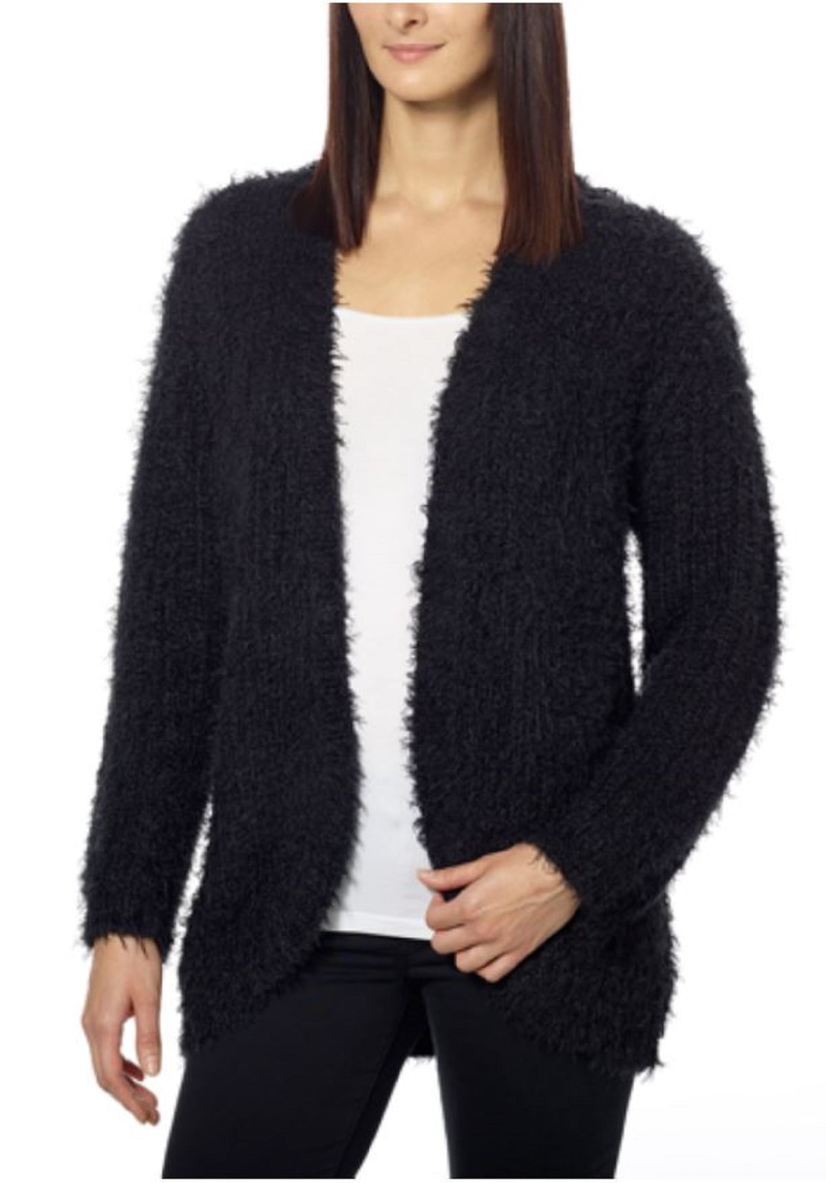 Front Eyelash Cardigan Sweater 