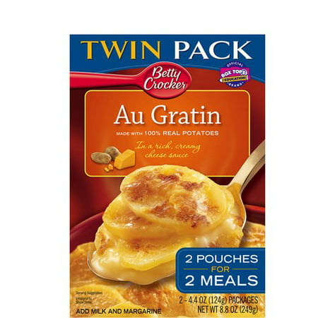Betty Crocker Au Gratin Potato Twin Pack, 2 count - Walmart.com