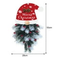 thumbnail image 3 of Guirnalda de Navidad Ganfancp Simulación Decoración Exterior Patio Colgante Decorativo, 3 of 5