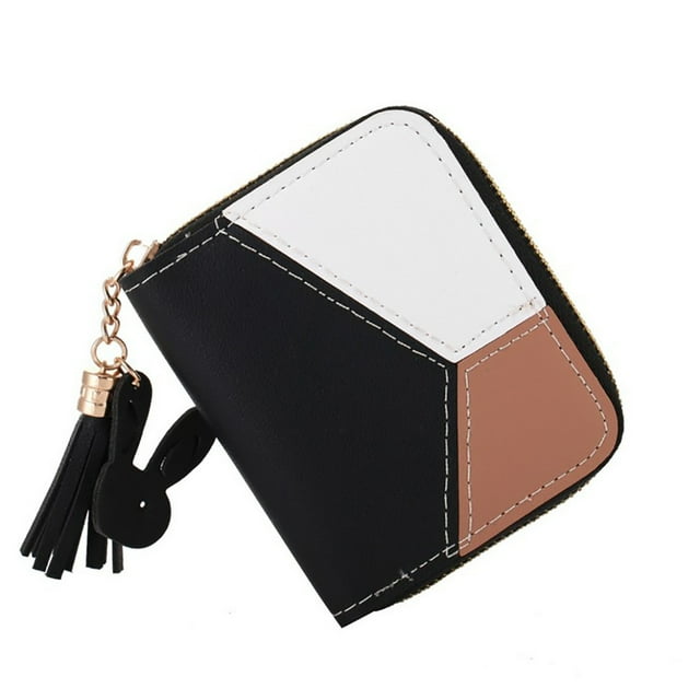 Coofit Portefeuille Fille Mode Créatif Portable Portefeuille à Fermeture Éclair Pochette Portefeuille Porte-Cartes