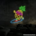 thumbnail image 4 of Glowneon Pineapple Surfing Neon Sign, Pineapple Led Light, Beach Bar Decor, Surfing Lover Gift, 4 of 5