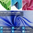 thumbnail image 2 of Cooling Towel For Neck Ice Towel Soft Breathable Chilly Towel For Yoga Golf Gym Camping Running, 2 of 5