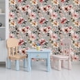 thumbnail image 5 of Peel and Stick Wallpaper Farmhouse Decor Floral Soft Pink Self Adhesive Removable Renter Friendly Contact Paper for Bedroom 17.7in x 118in, 5 of 8