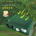 Solar Powered Animal Repeller, Deer Repellent Emits Ultrasonic Waves