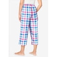 thumbnail image 2 of Dreams & Co. Plus Size Woven Sleep Capri Pant, 2 of 6