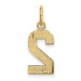 thumbnail image 2 of Auriga 10k Yellow Gold Casted Diamond-cut Number 2 Charm for Women (L-20 mm, W-7 mm), 2 of 6