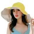 thumbnail image 2 of Travelwant Women's Packable Reversible Bucket Hat UV Sun Protection Wide Brim Summer Beach Cap, 2 of 7