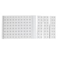 thumbnail image 1 of Organisateur d'Étagère à Tension Réglable pour Garde-Robe, Étagère de Rangement Extensible pour Armoire Garde-Robe Placard Salle de Bain avec Matériau, 1 of 7
