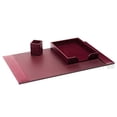 thumbnail image 2 of Dacasso D5237 Burgundy Bonded Leather 3-Piece Desk Set, 2 of 4