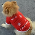 thumbnail image 4 of FAMTKT Pet Dog Winter Christmas Print Plush Clothes Pet Dog Long Sleeve Top, Dog Birthday Party Supplies, Pet Clothes, 4 of 6