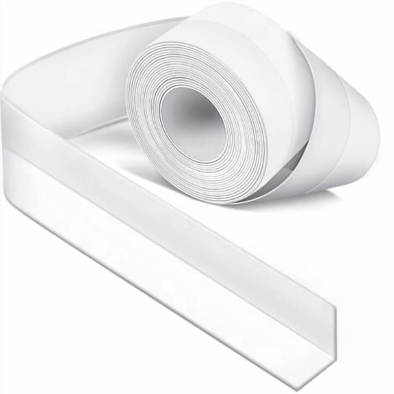 White Silicone Bathroom Seal Tape Waterproof Anti-Mold Caulk Strip 38mm 3.2m