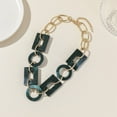thumbnail image 2 of EIMELI Chunky Chain Choker Acrylic - Adjustable Clavicle Necklace Statement Necklace, 2 of 2
