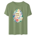 thumbnail image 5 of Xuety Women's Summer Tops 2026 Easter Short Sleeve Shirts Summer Outfits Spring Dressy Easter Eggs Casual Clothes, 5 of 6