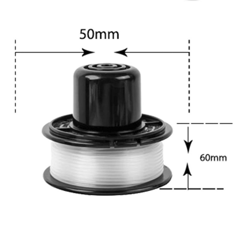 6 Pack RS 136 Weed Eater String for .065, 20ft Black Decker String Trimmer  Replacement Line Spool for ST4500, ST4000, RS 136 BKP, 143684 01 Spool