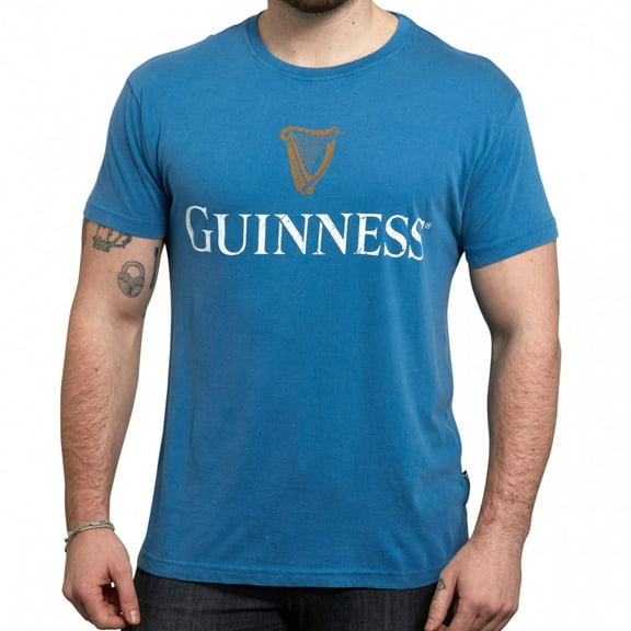 Guinness® Premium Trademark Label Blue T-Shirt