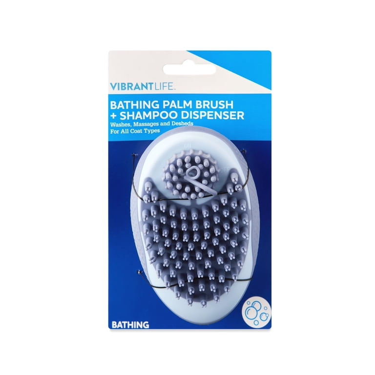 Vibrant Life Bathing Palm Brush + Shampoo Dispenser photo 3