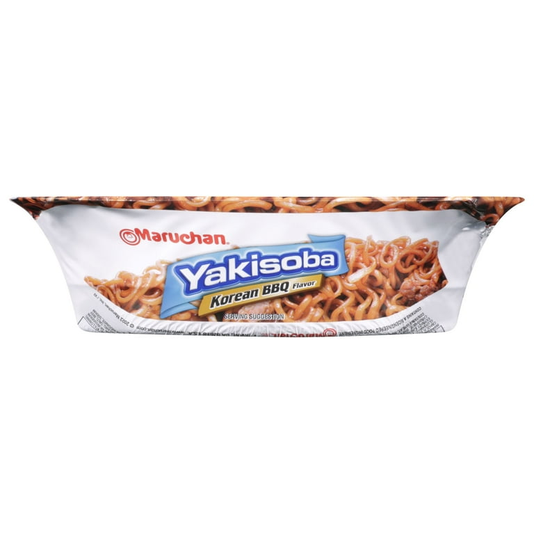 8 pack) Maruchan Yakisoba Korean BBQ Flavor Noodles, 4.12 oz Shelf 8 pack) Maruchan Yakisoba Korean BBQ Flavor Noodles, 4.12 oz Shelf