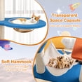 thumbnail image 6 of Gymax 49'' Tall Cat Tree w/ UFO Top Perch Space Capsule Sisal Scratching Posts Cloud, 6 of 10