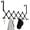 Black, variant on MetalM - Expands Over The Door Hook Rack, Heavy Duty No Drill Hooks for Bathroom, Bedroom, Kitchen, Closet - Over The Door Hanger for Towels, Robes, Bags, Coats(White)
