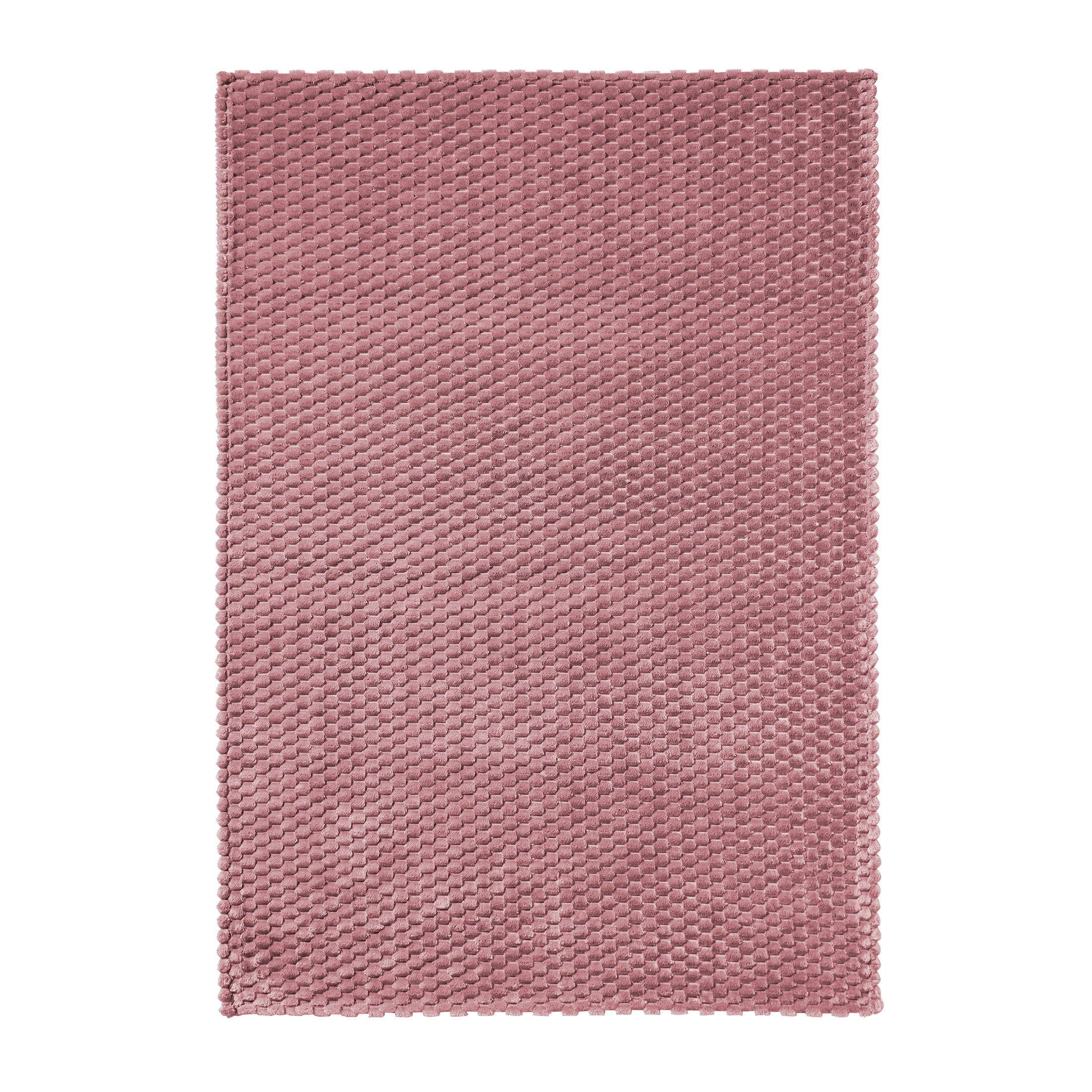 Better Homes & Gardens Textured Velvet Plush Oversized Throw Blanket, Violet Gem