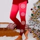 thumbnail image 1 of WILLBEST Leggings de Yoga de Cintura Alta para Mujer con Estampado de Copos de Nieve Navideños, Mallas Deportivas para Fitness Y Ropa Informal. Grande, 1 of 4