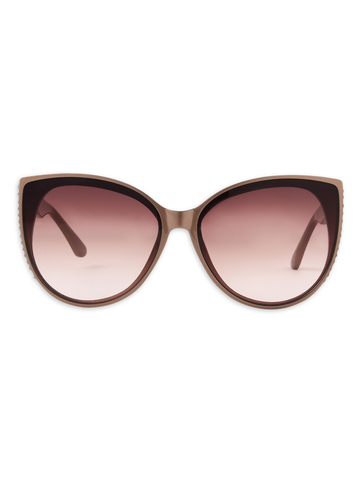 Sofia Vergara Women's Cat Eye Beige Adult Sunglasses