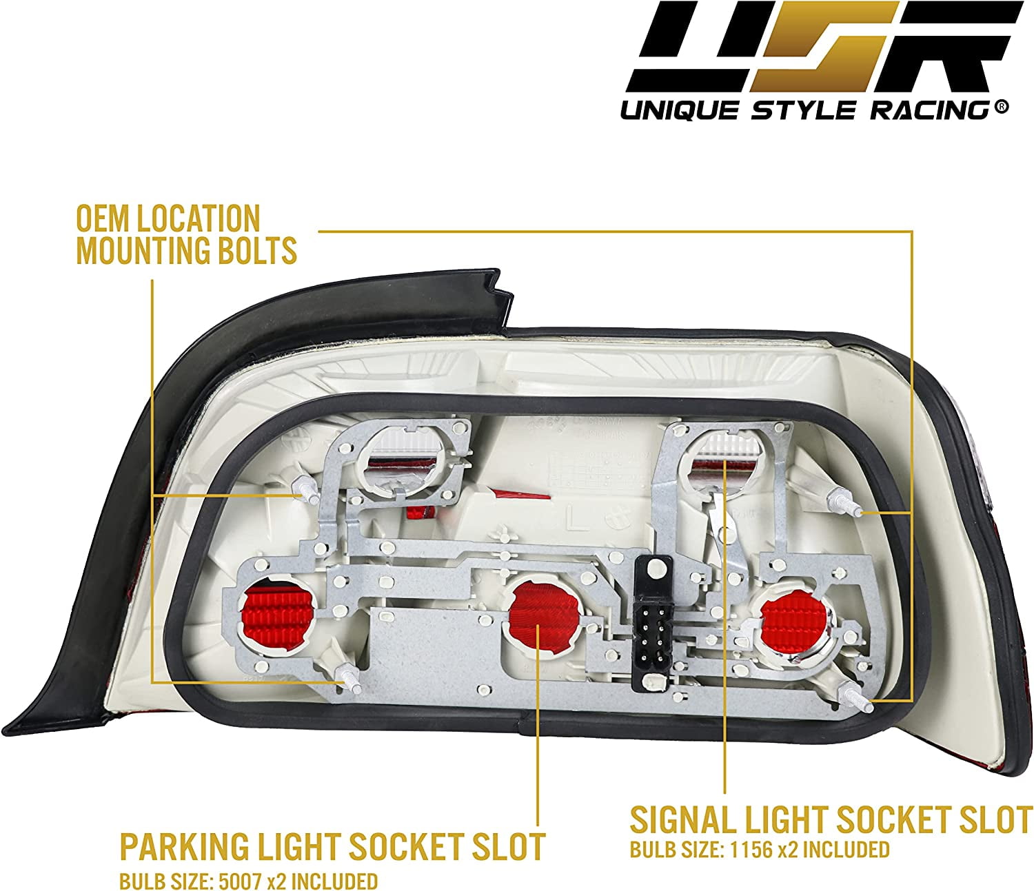 E36 Tail Light Bulb Number Shelly Lighting