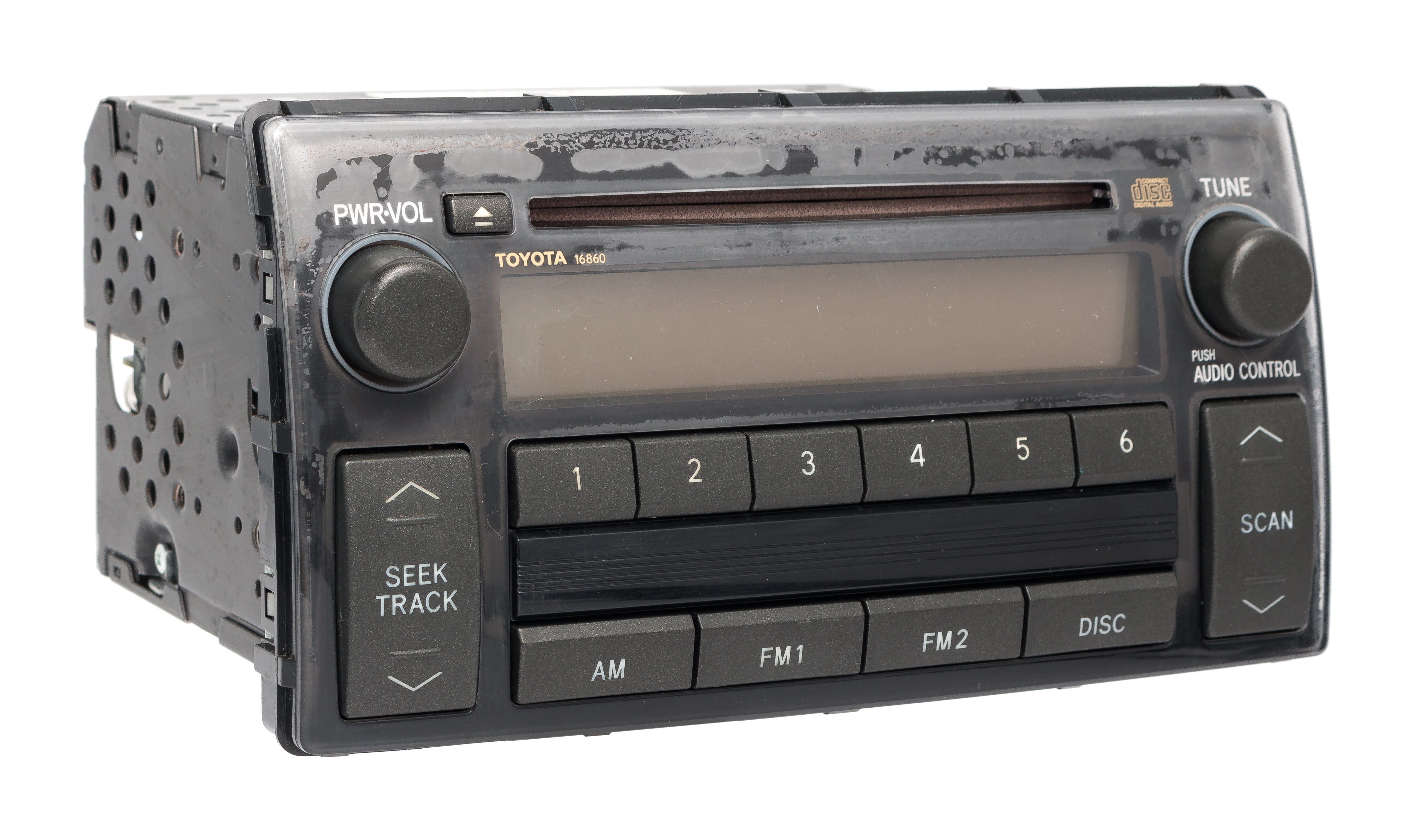 Restored 200506 Toyota Camry AM FM Radio Receiver Single Disc CD Player Part 86120AA160 (Refurbished)