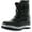 Black, variant on Nature Breeze Women's FROST-04 Lace Up Ankle Mid Calf Artic Warm Fur Lined Water Resistant Eskimo Snow Boots, Black, 6