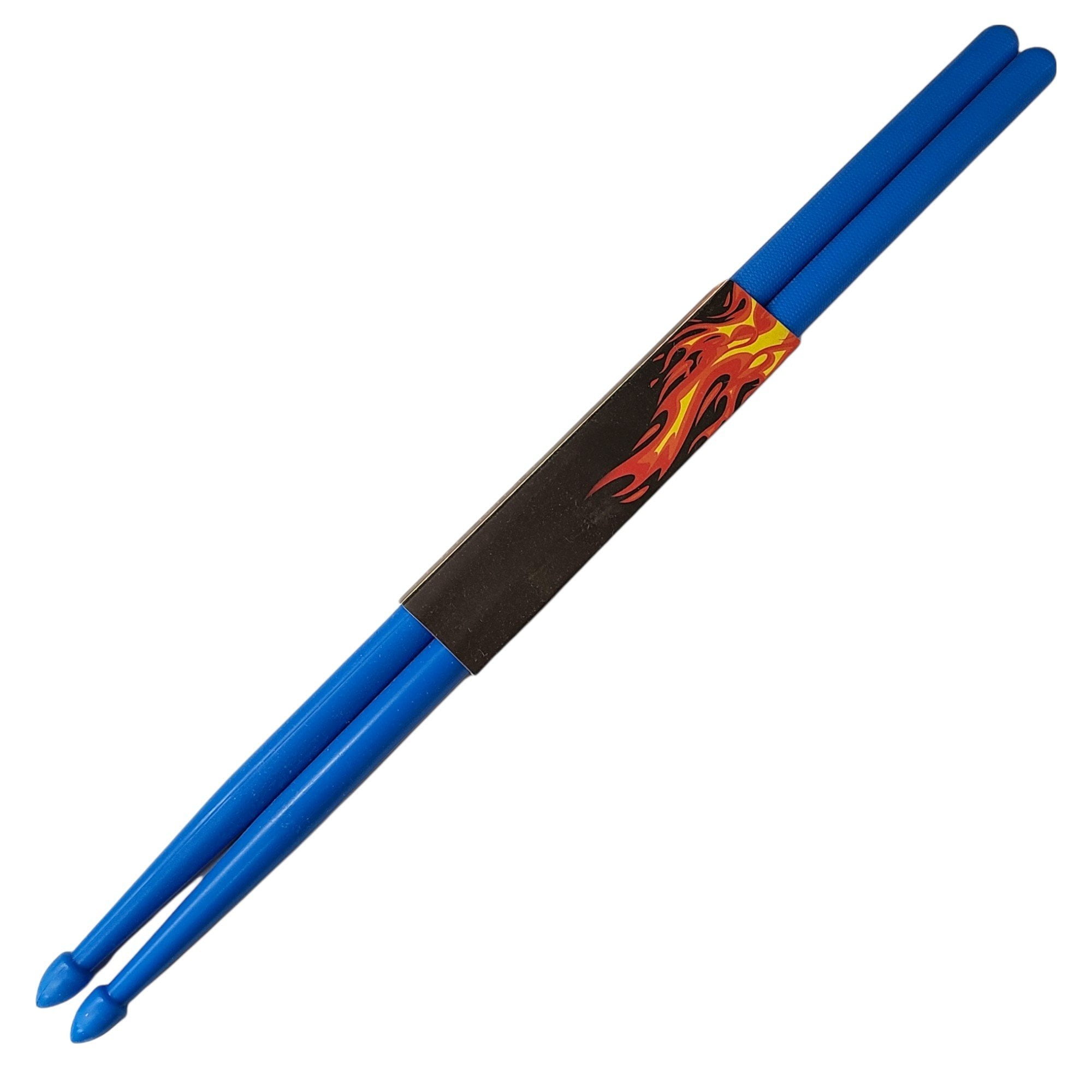 Pair 5A Dark Blue Plastic Drum Sticks Lightweight Fitness Exercise