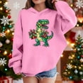 thumbnail image 2 of Chandails à Capuchon Roses Garçon Fille pour Enfants Garçon Fille Hiver Automne Manches Longues Joyeuses Vacances Noël Brunch Chandail à Capuche Basique Tenue Chandail Enfant 2025 Vêtements Coupe Régulière 5 Ans, 2 of 4