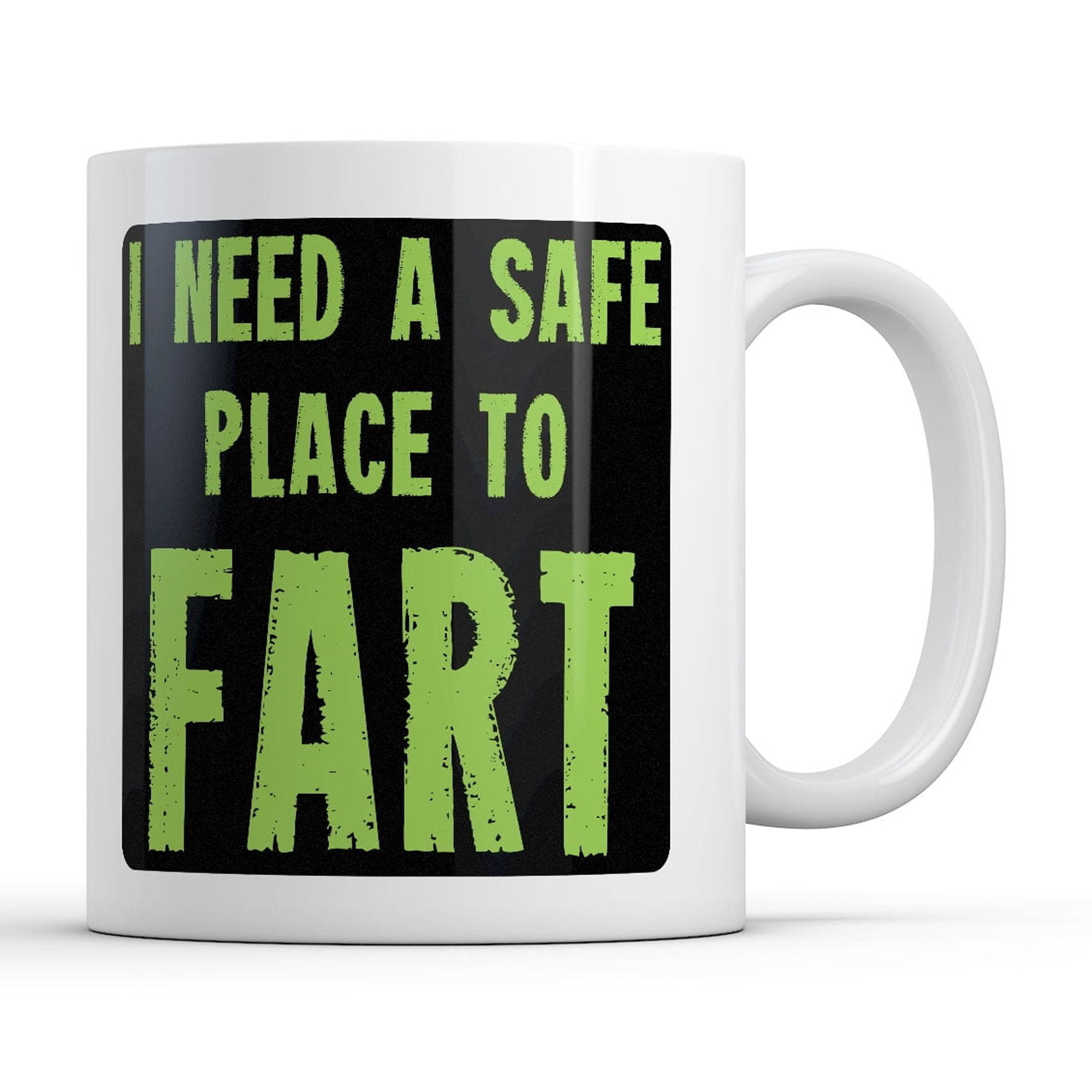 Funny Mugs Funny Coffee Mug - "Coffee Doesn't Ask Stupid Questions"  Sarcastic Novelty Cup, 11 Oz 11 Oz Ceramic Mug
