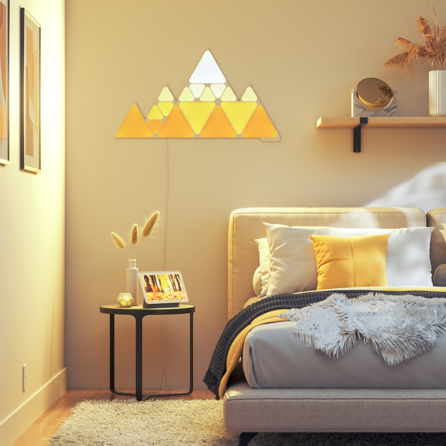 Nanoleaf Shapes Triangles & Mini Triangles Smarter Kit - LED Wall