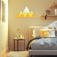 thumbnail image 2 of Nanoleaf Shapes Triangles & Mini Triangles Smarter Kit - LED Wall Light Panels, White Finish (17 Pack), 2 of 5