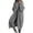Dark Gray, variant on Womens Long Knit Cardigan Open Front Long Sleeve Oversized Mid Calf Sweater Coat Relaxed Fit Ribbed Outer Layer BeigeM