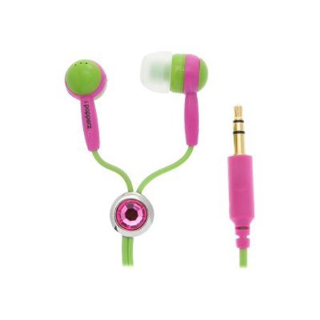 iPopperz Colorz Green/Pink/Green - Earphones - in-ear - wired - 3.5 mm jack - green, pink