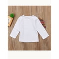 thumbnail image 3 of Unicorn Toddler Kids Girls Summer Long Sleeve Tops T-shirt Clothes Casual 1-6T, 3 of 5