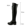 thumbnail image 7 of Blmnix Fashion Womens Boots Lace Up Black Women Boots, 7 of 7