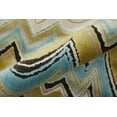 thumbnail image 3 of Feizy Saphir Cabo Modern Chevron, Brown/Gold, 7'6" x 10'6" Area Rug Sheen Fade Resistant Bohemian & Eclectic Houndstooth Design Carpet for Living Dining Bed Room, 3 of 9
