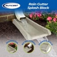 thumbnail image 2 of Suncast SB24 Decorative Rain Gutter Downspout Splash Block, Tan  (2 Pack), 2 of 10
