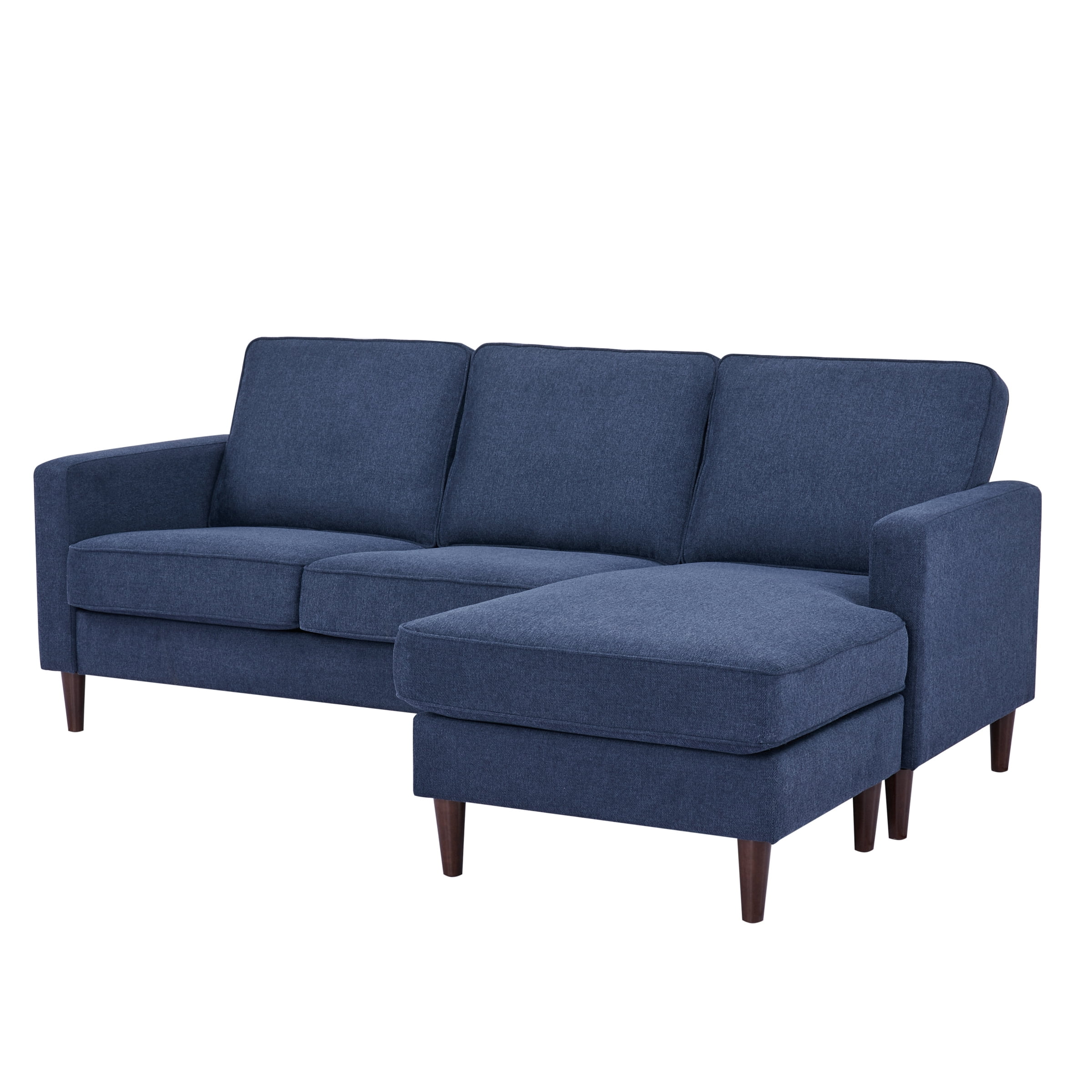 A&D Home Rachel Sectional Sofa, Navy Blue