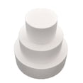 thumbnail image 2 of LINASHI 3pcs/set 4/6/8inch Round Foam Cake Dummy Flower Decor Practice Model for Decorating, 2 of 8