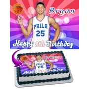 Ben Simmons Edible Cake Image Topper Personalized Picture 1/4 Sheet (8"x10.5")