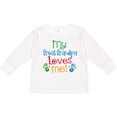 thumbnail image 3 of Inktastic My Great Grandpa Loves Me Gift Boys or Girls Long Sleeve Toddler T-Shirt, 3 of 5