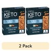 (2 pack) Ratio Crunchy Bar, Vanilla Almond, 12g Protein, Keto Friendly, 5.8 OZ (4 Bars)
