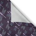 thumbnail image 3 of Ambesonne Dragonfly Kitchen Curtains, Ornate Wings, 55"x45", Dark Purple Aqua Lilac, 3 of 3