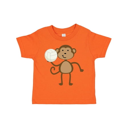 

Inktastic Volleyball Monkey Boy Gift Toddler Boy Girl T-Shirt